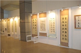 八棱柱书画展板 八棱柱书画展板