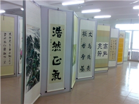 八棱柱书画展板