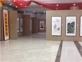 挂画无缝展板