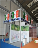 八棱柱标摊出租/八棱柱展板出租