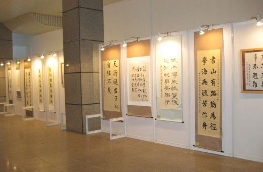 八棱柱书画展板